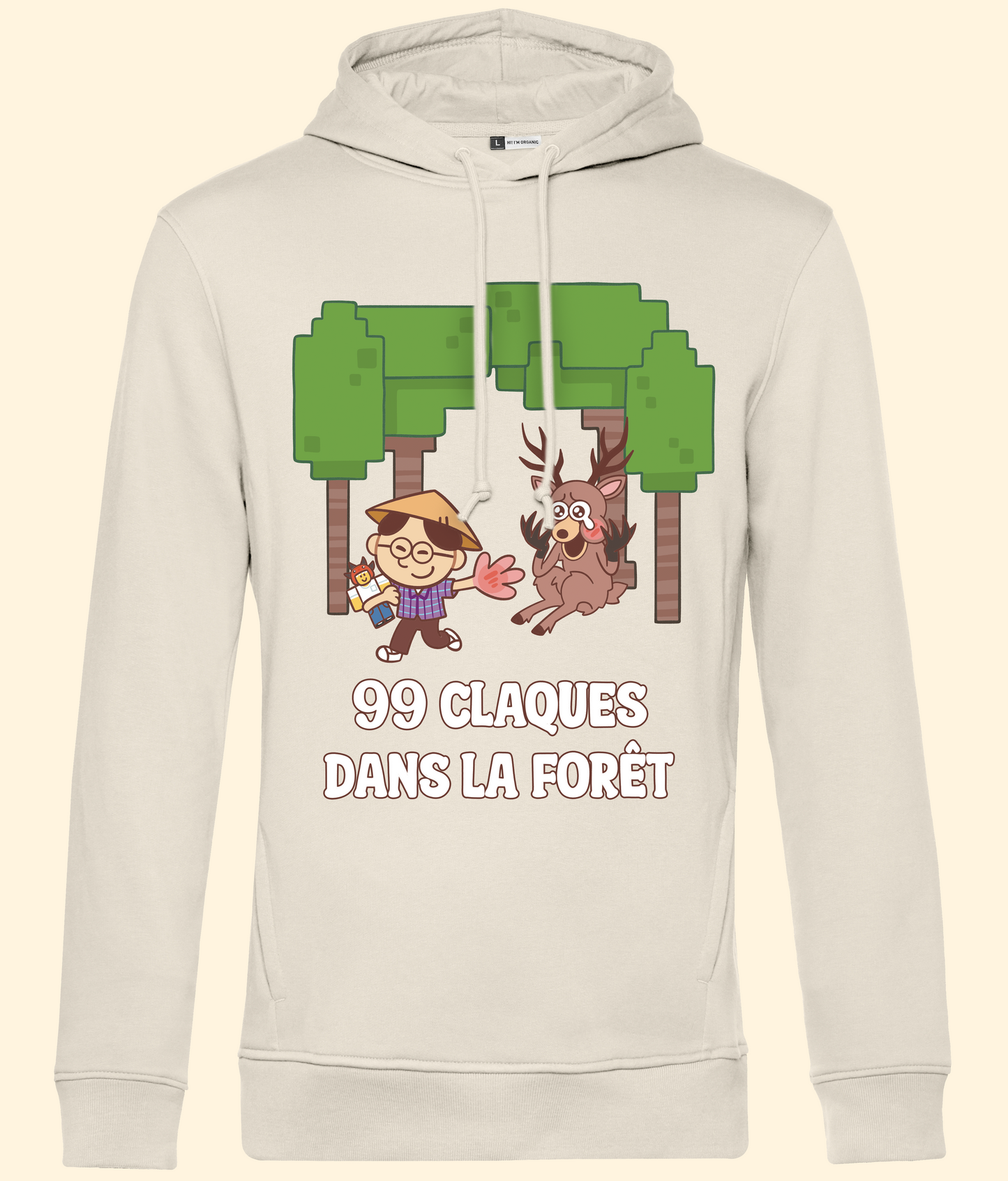 Sweat à capuche 99 Claques dans la forêt