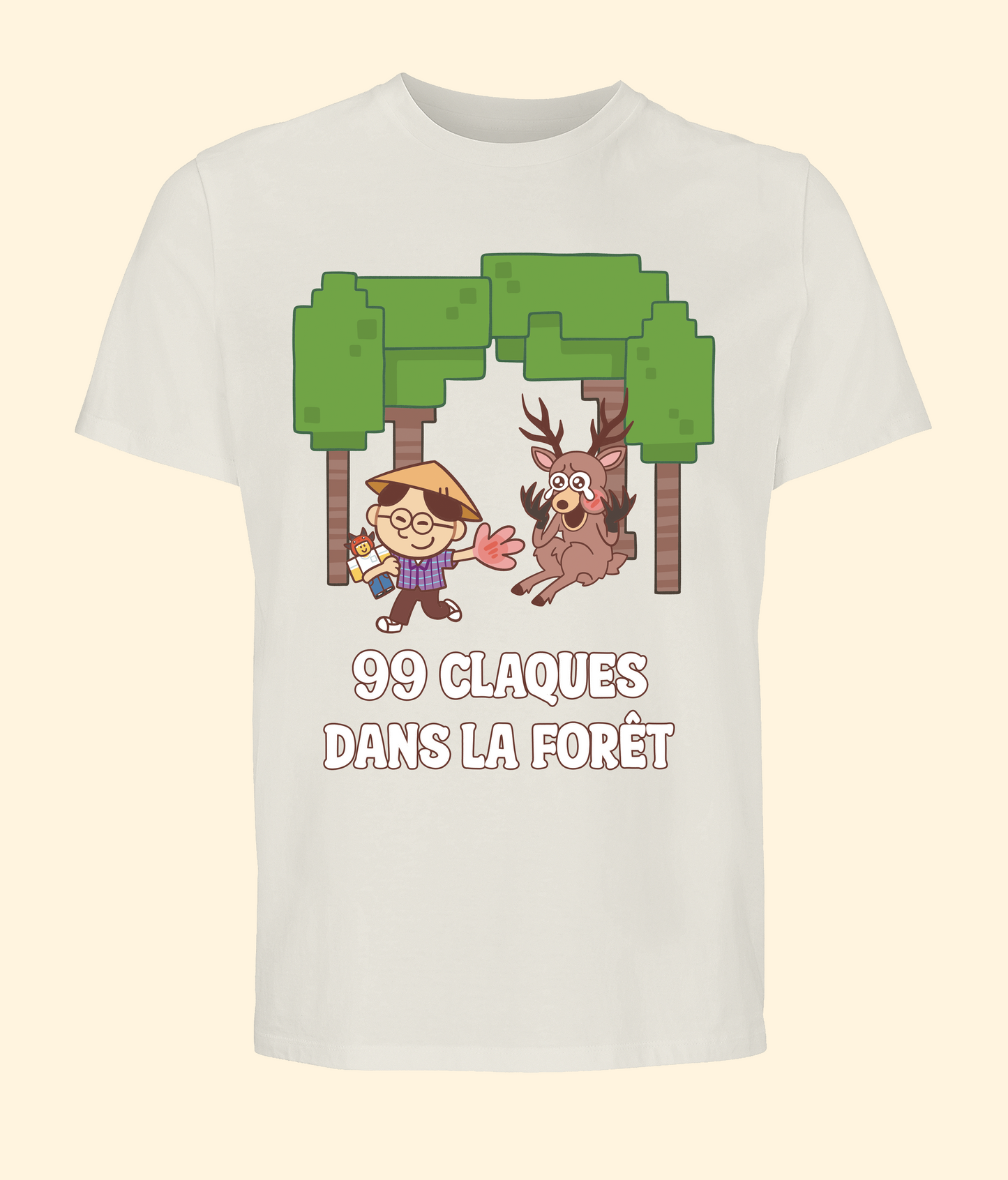 T-shirt 99 Claques dans la forêt
