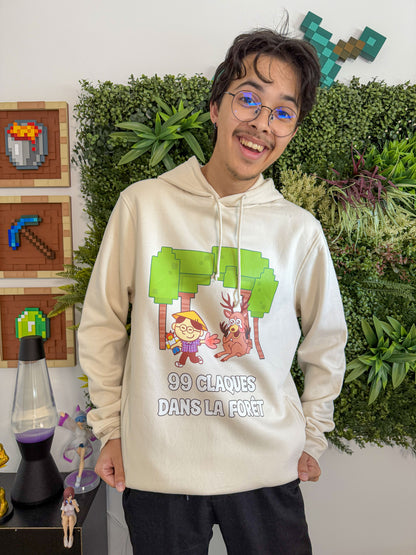 Sweat à capuche 99 Claques dans la forêt