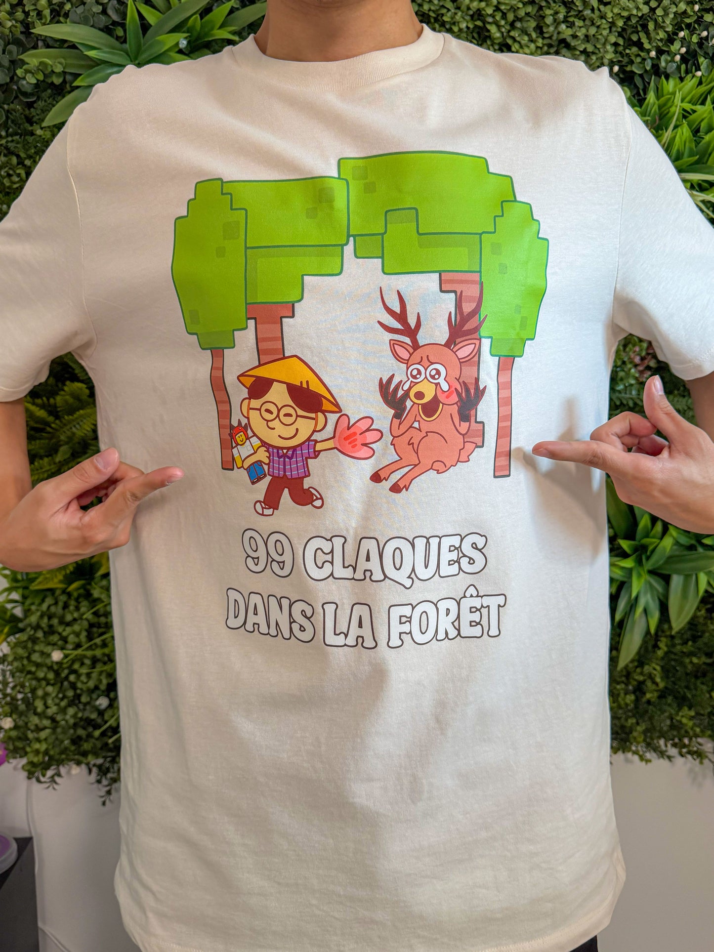 T-shirt 99 Claques dans la forêt