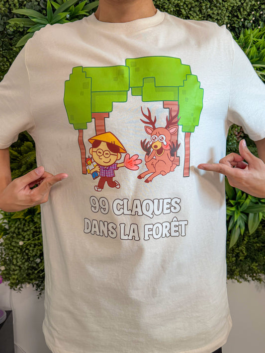 T-shirt 99 Claques dans la forêt